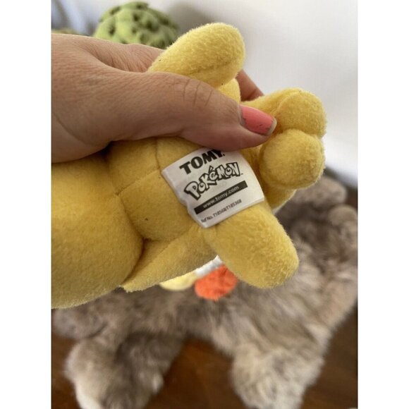 Fennekin Plush Pokemon Stuffed Animal Tomy Doll Toy Yellow Orange Fox Fire - Picture 3 of 6